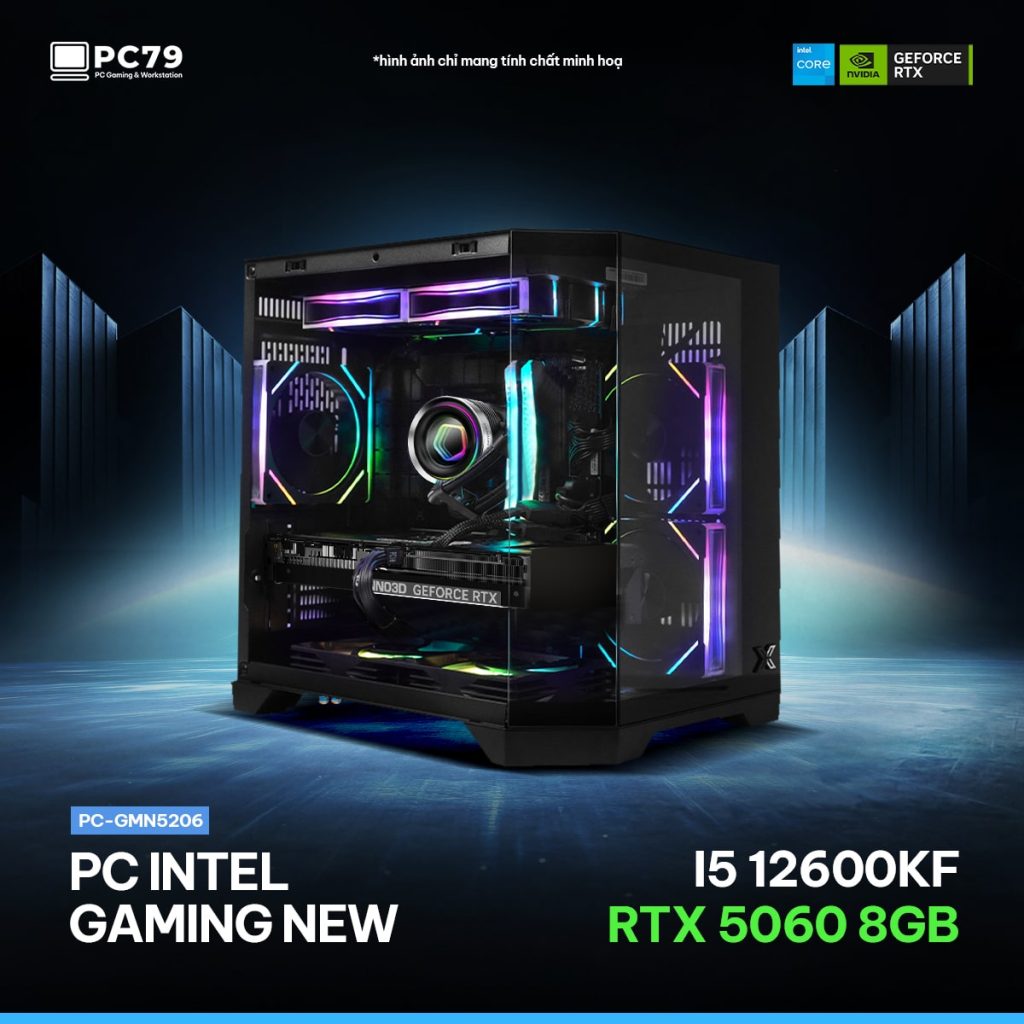 PC GAMING GMN5206 - I5 12600KF - RTX 5060 - RAM 16G