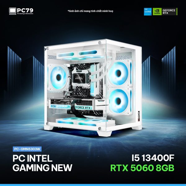 PC GAMING GMN5303W - I5 13400F - RTX 5060 - RAM 16G