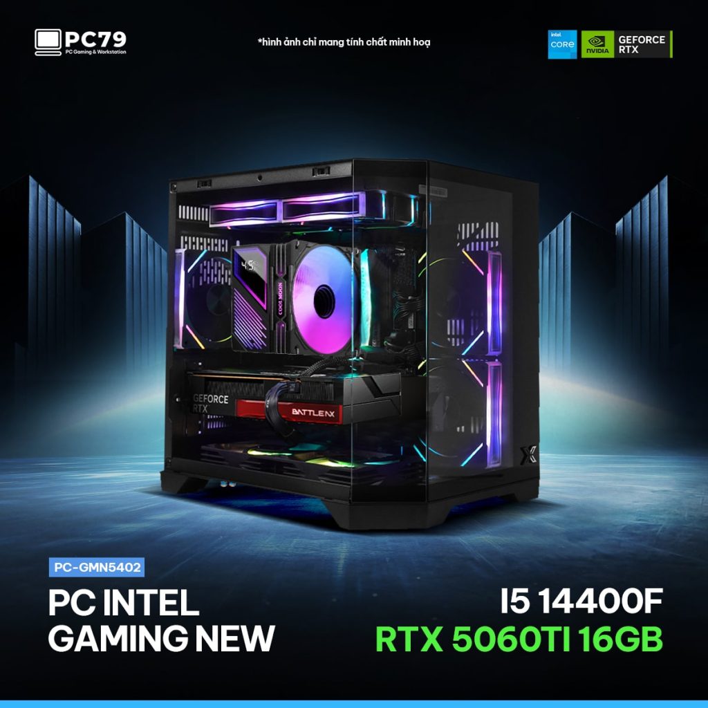 PC GAMING GMN5402 - I5 14400F - RTX 5060Ti - RAM 16G