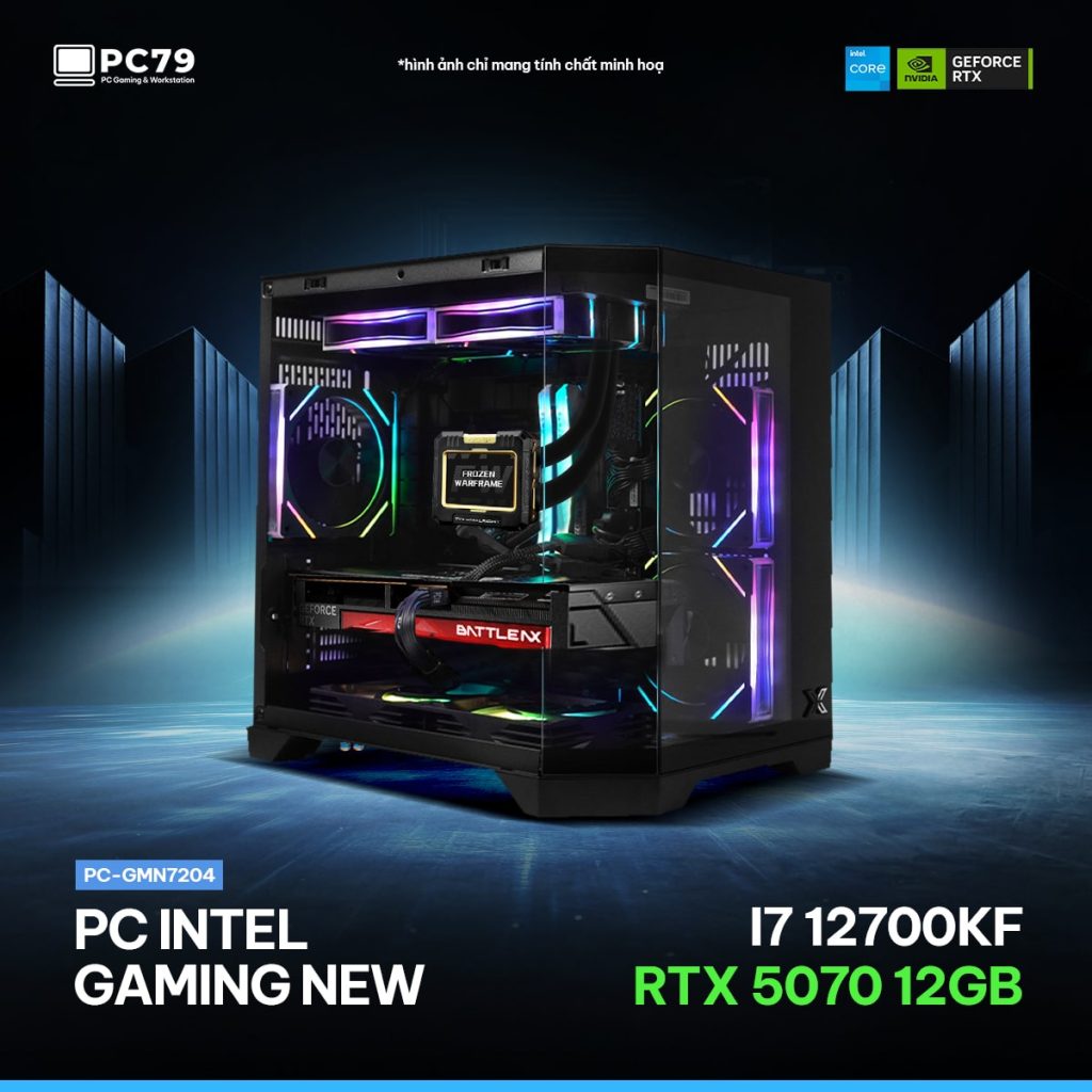 PC GAMING GMN7204 - I7 12700KF - RTX 5070 - RAM 32G