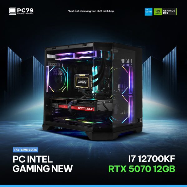 PC GAMING GMN7204 - I7 12700KF - RTX 5070 - RAM 32G