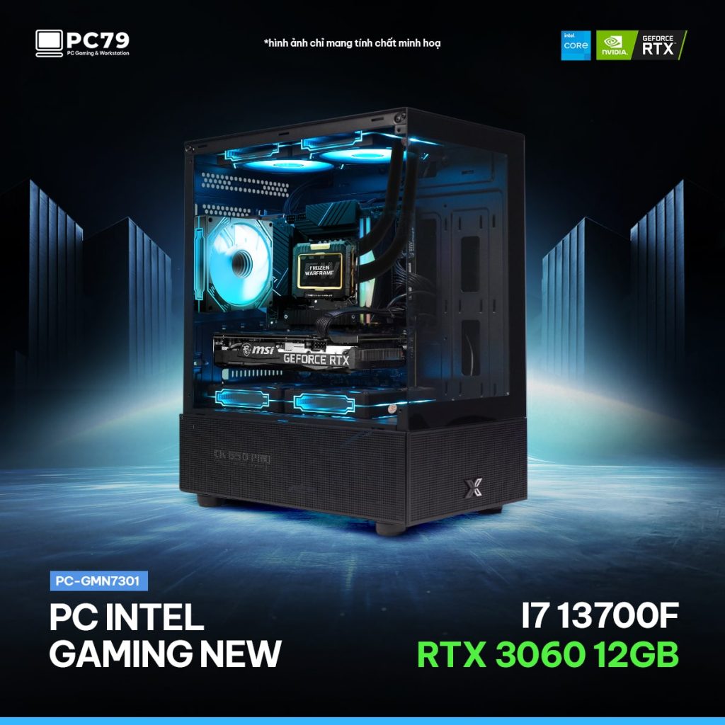 PC GAMING GMN7301 - I7 13700F - RTX 3060 - RAM 32G