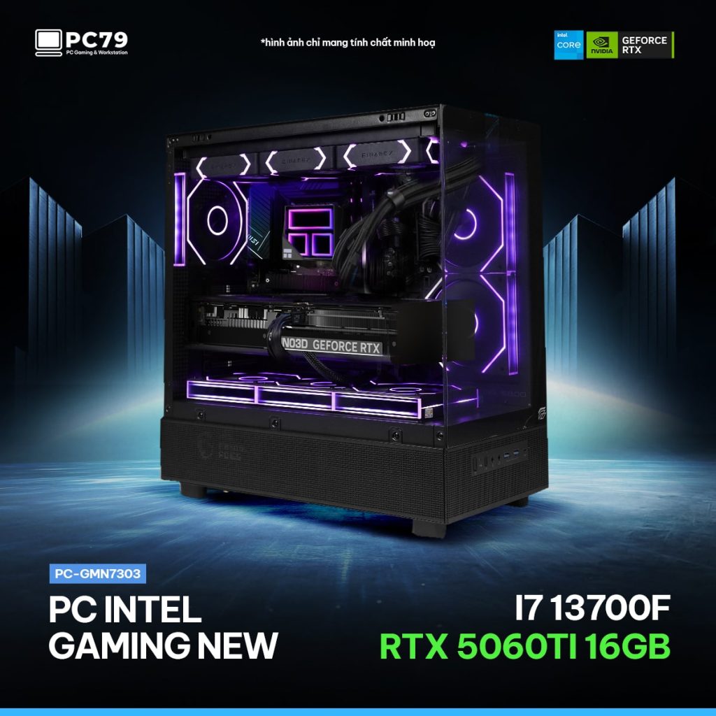 PC GAMING GMN7303 - I7 13700F - RTX 5060TI - RAM 32G