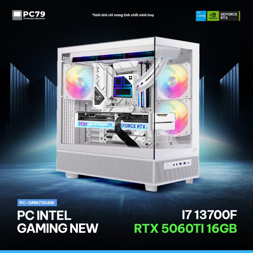 PC GAMING GMN7304W - I7 13700F - RTX 5070 - RAM 32G D5