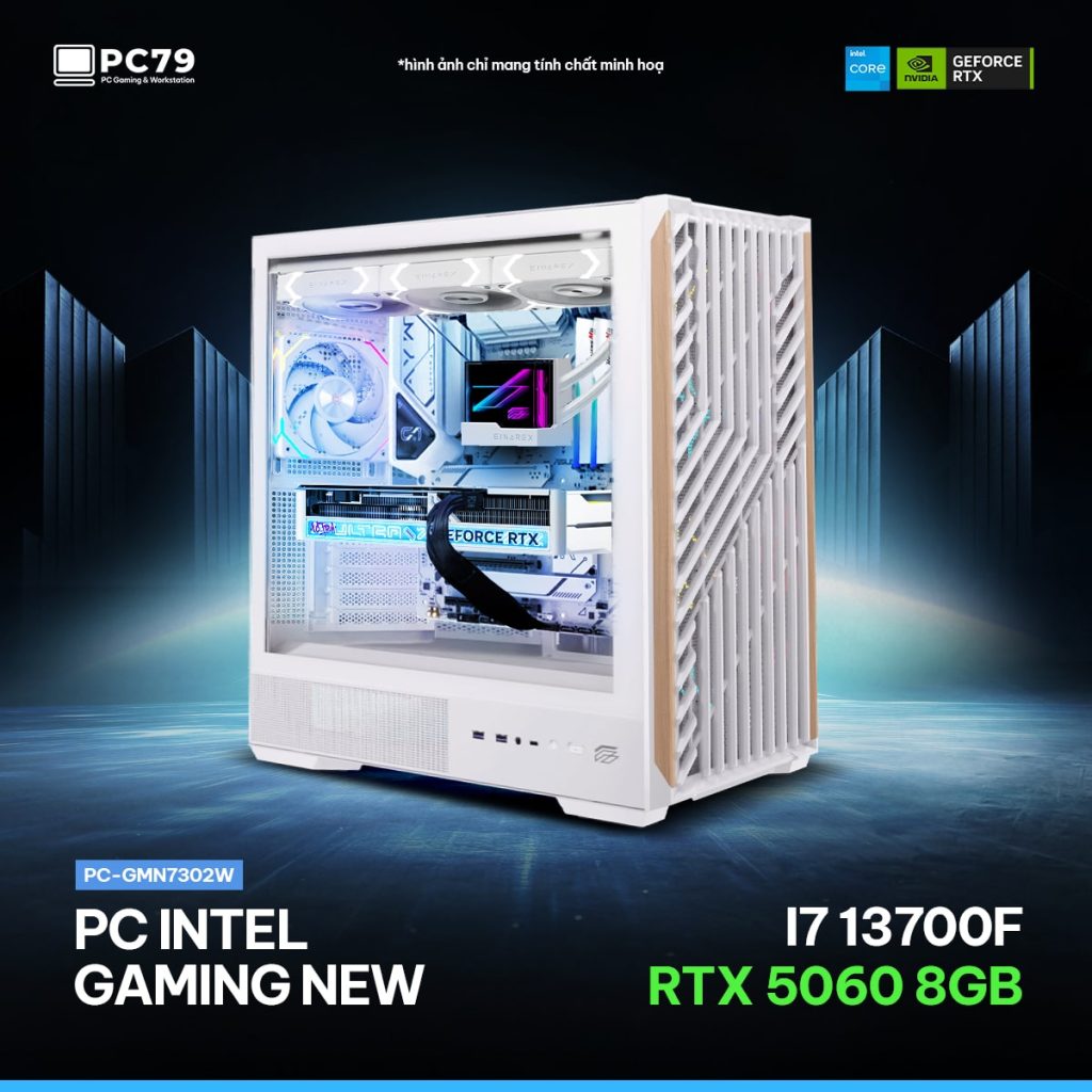 PC GAMING GMN7402W - I7 14700KF - RTX 5060 - RAM 32G D5