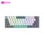 Bàn phím Machenike K500 B61 Wireless RGB White-Grey ( Red-Brown)