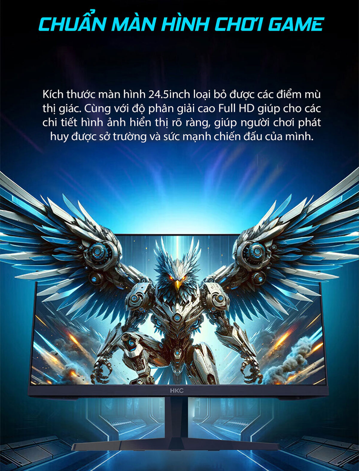 Màn hình HKC MG25H29 (24.5 inchFHDRapid IPS200Hz1ms) (5)