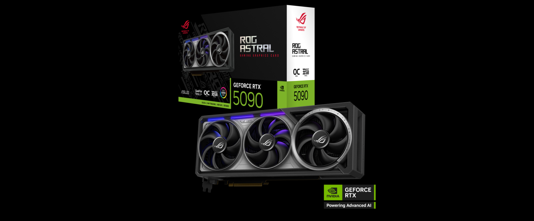 Card màn hình ASUS ROG Astral RTX 5090 32GB GDDR7 OC