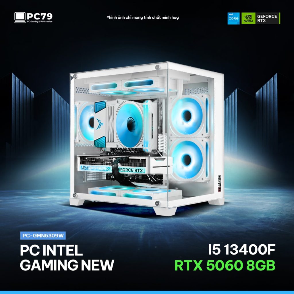 PC GAMING GMN5309W - I5 13400F - RTX 5060 - RAM 16G