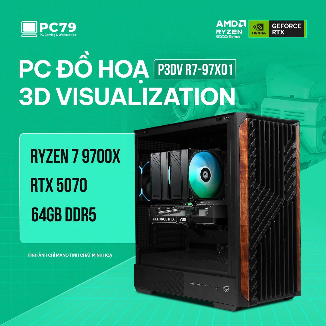 PC ĐỒ HOẠ 3D VISUALIZATION P3DV R7-97X01