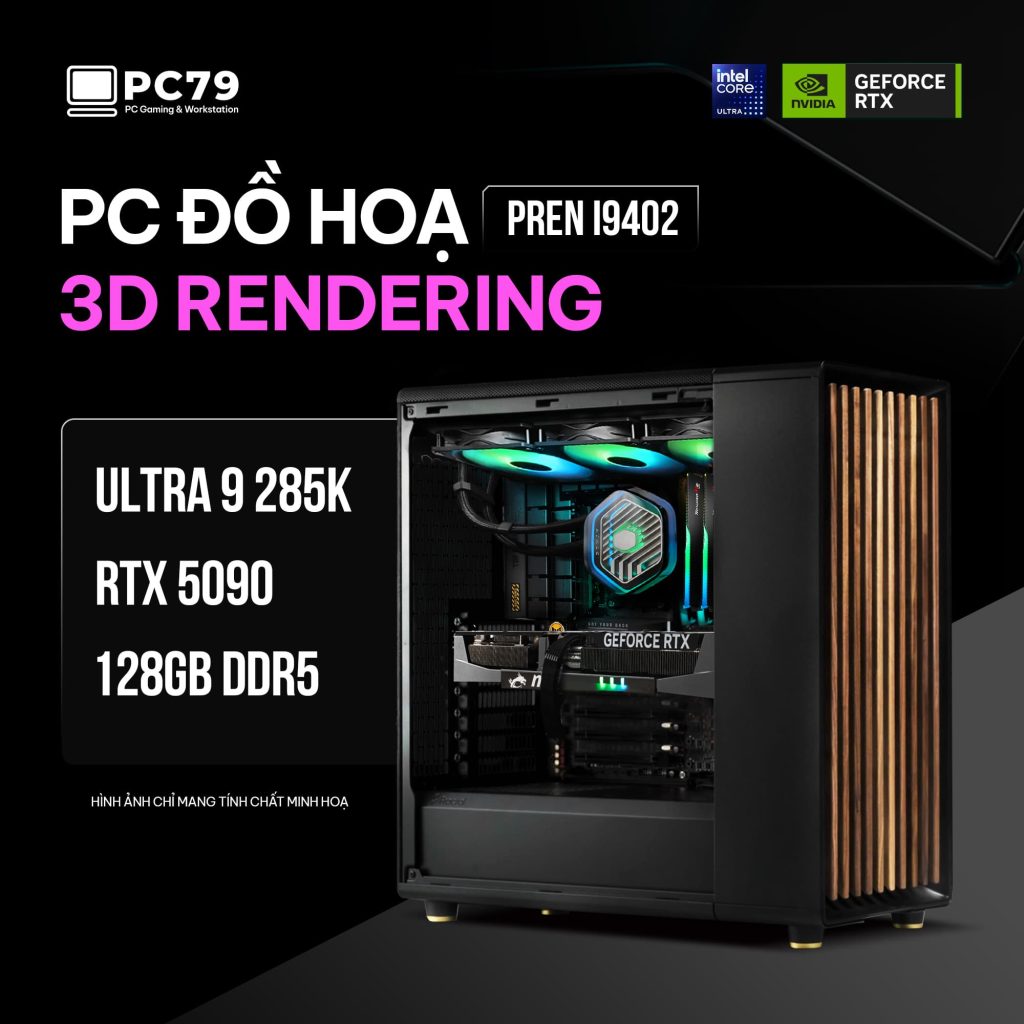 PC ĐỒ HOẠ NEW 3D RENDERING PREN I9402