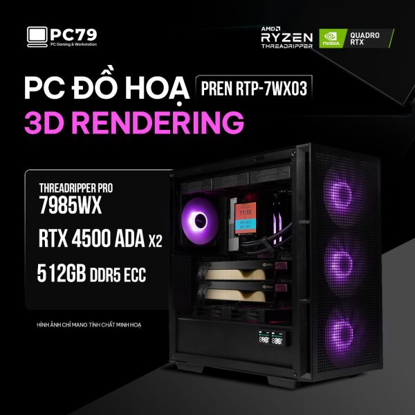 PC ĐỒ HOẠ NEW 3D RENDERING PREN RTP-7WX03