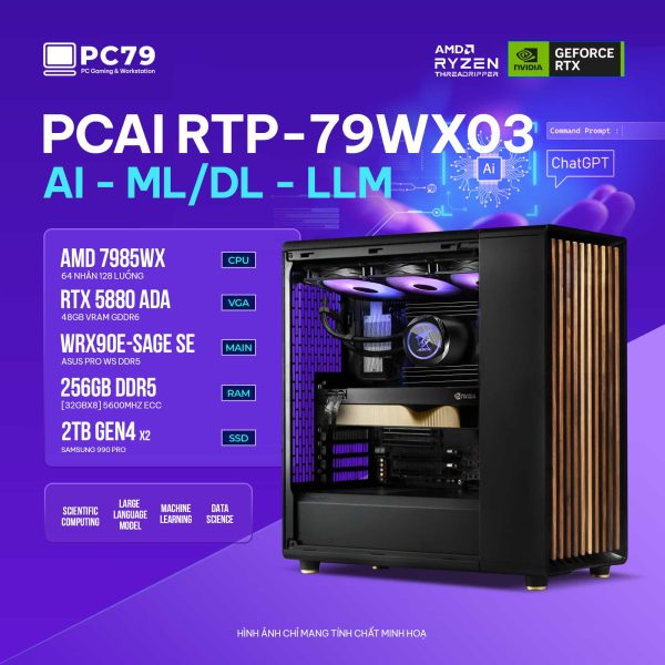 PC ĐỒ HOẠ NEW AI MACHINE LEARNING PCAI RTP-79WX03