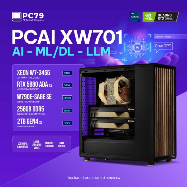 PC ĐỒ HOẠ NEW AI MACHINE LEARNING PCAI XW701