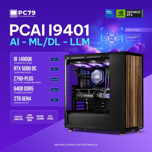 PC ĐỒ HOẠ NEW AI MACHINE LEARNING PCAI i9401