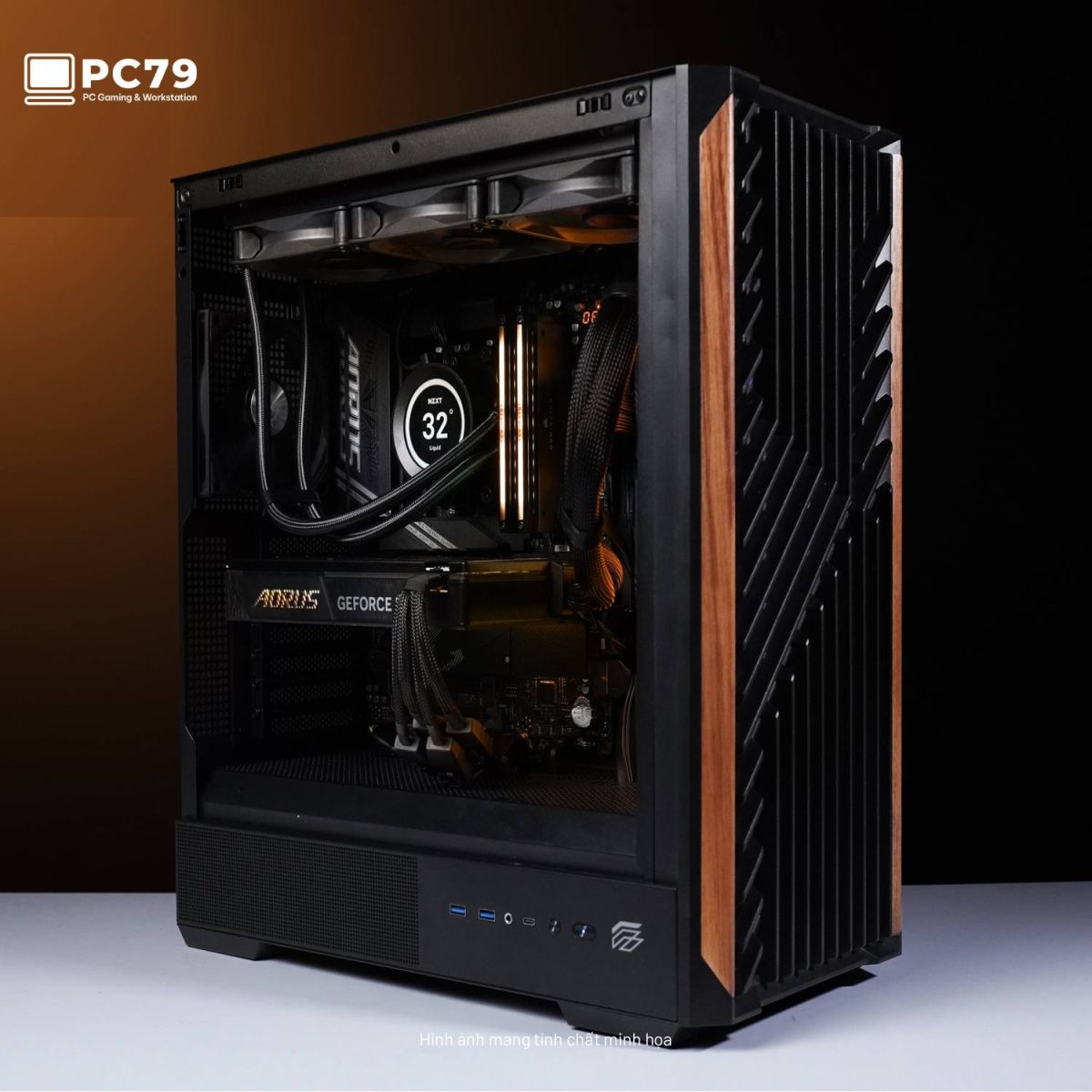 Thumb PC Đồ Họa Workstation PC79 - P800 Black