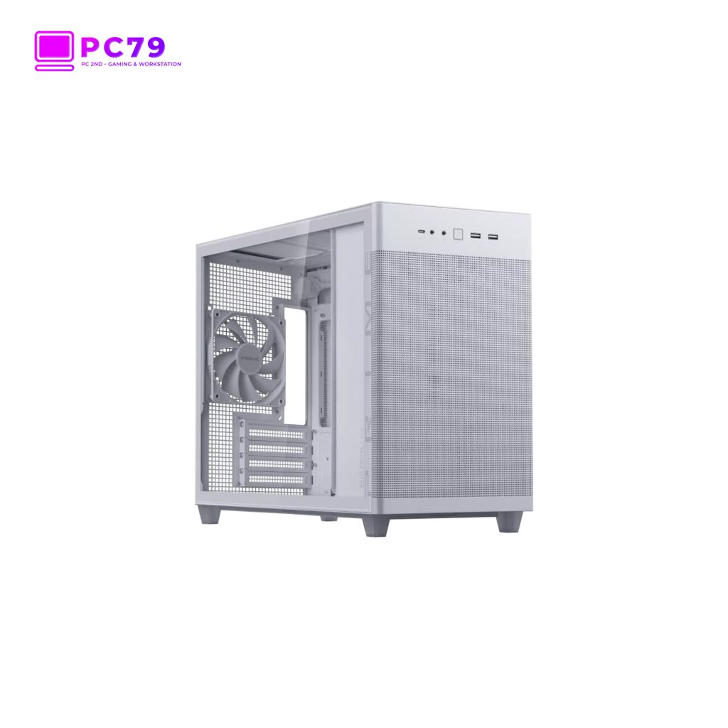 Case ASUS Prime AP201 Tempered Glass MicroATX Black -1