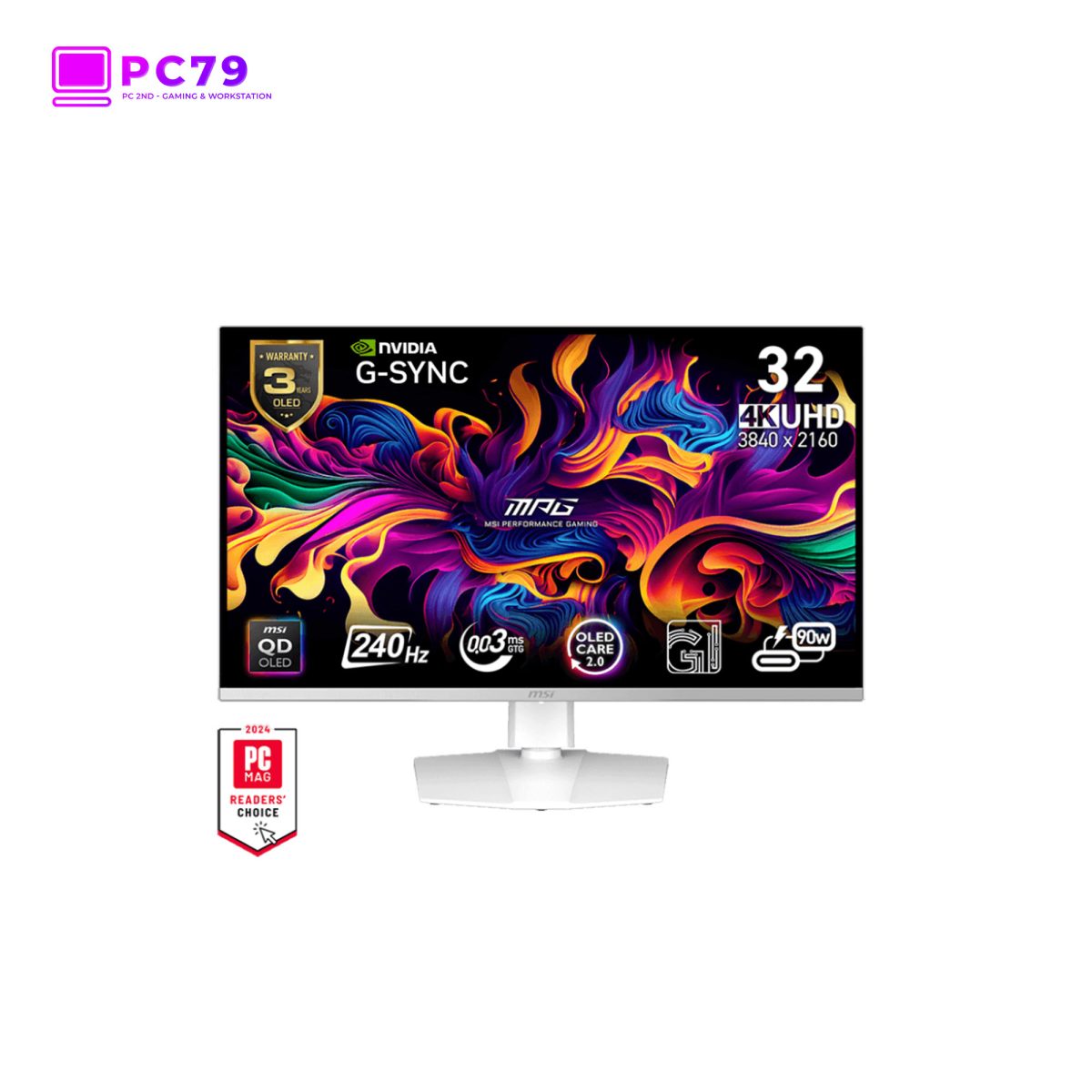 Màn Hình Gaming MSI MPG 321URXW QD-OLED 32" 4K 240Hz