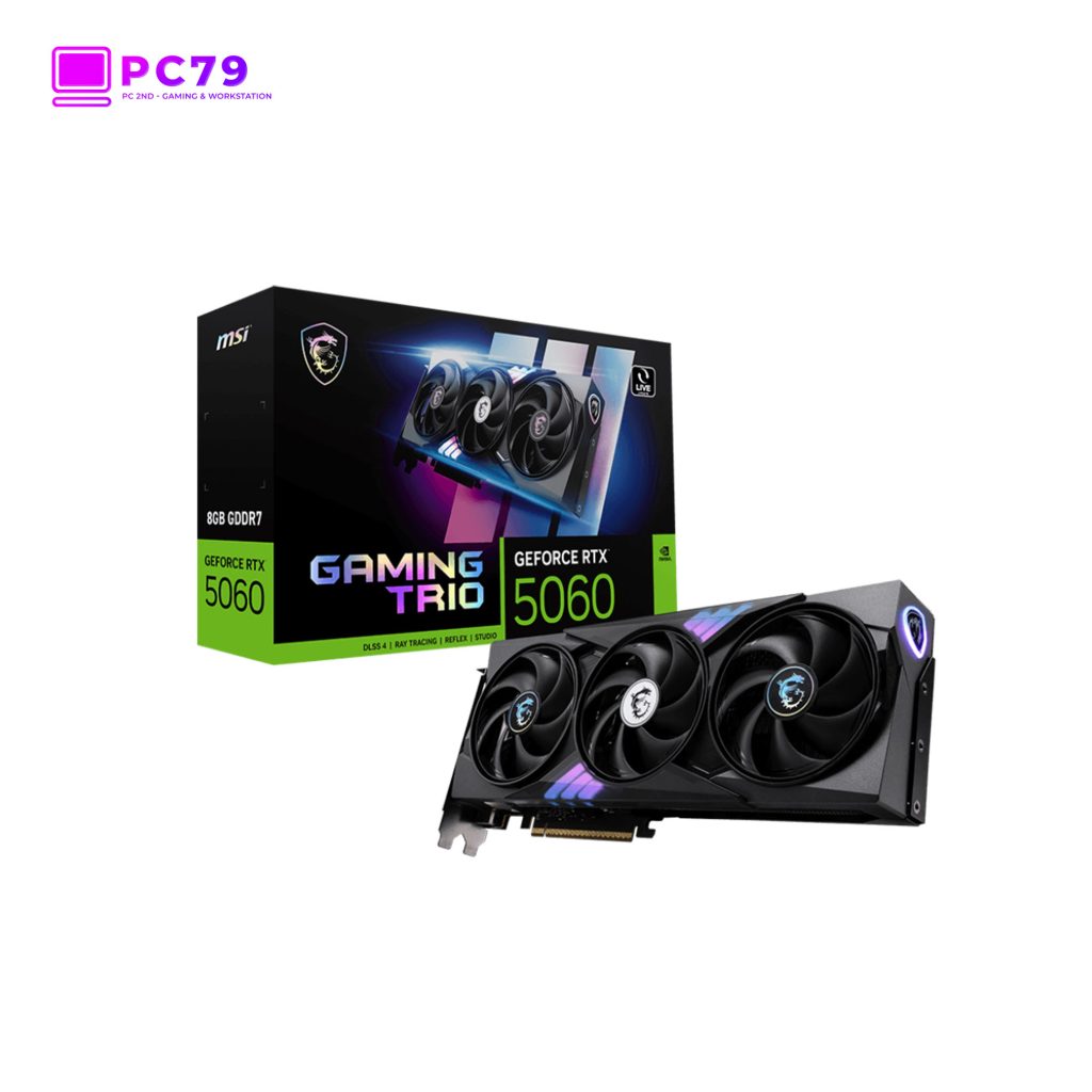 Card Màn Hình MSI GeForce RTX™ 5060 8G GAMING TRIO