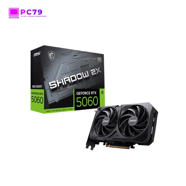 Card Màn Hình MSI GeForce RTX™ 5060 8G SHADOW 2X OCCard Màn Hình MSI GeForce RTX™ 5060 8G SHADOW 2X OC