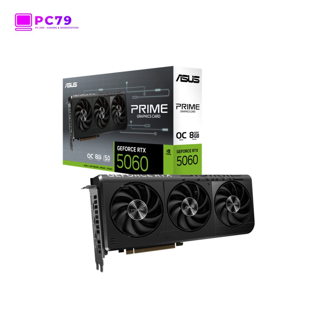 Card Đồ Hoạ ASUS PRIME GeForce RTX™ 5060 8GB GDDR7 OC Edition