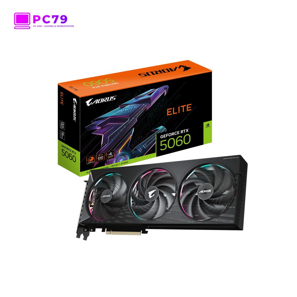 Card Đồ Hoạ AORUS GeForce RTX™ 5060 ELITE 8Gv