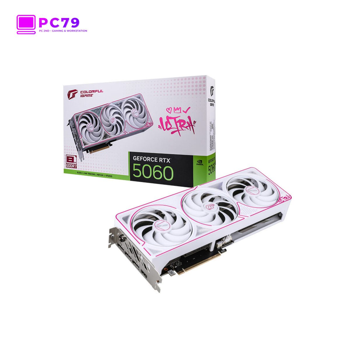 Card Màn Hình iGame GeForce RTX 5060 Ultra W OC 8GB-V