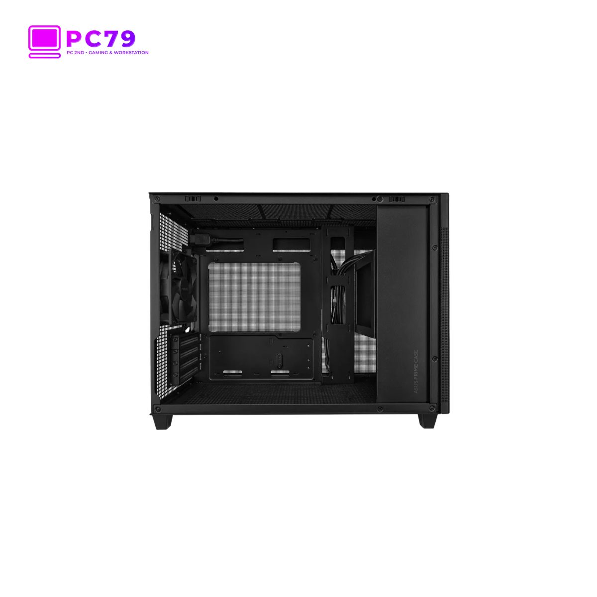 Case ASUS Prime AP201 Tempered Glass MicroATX Black -4