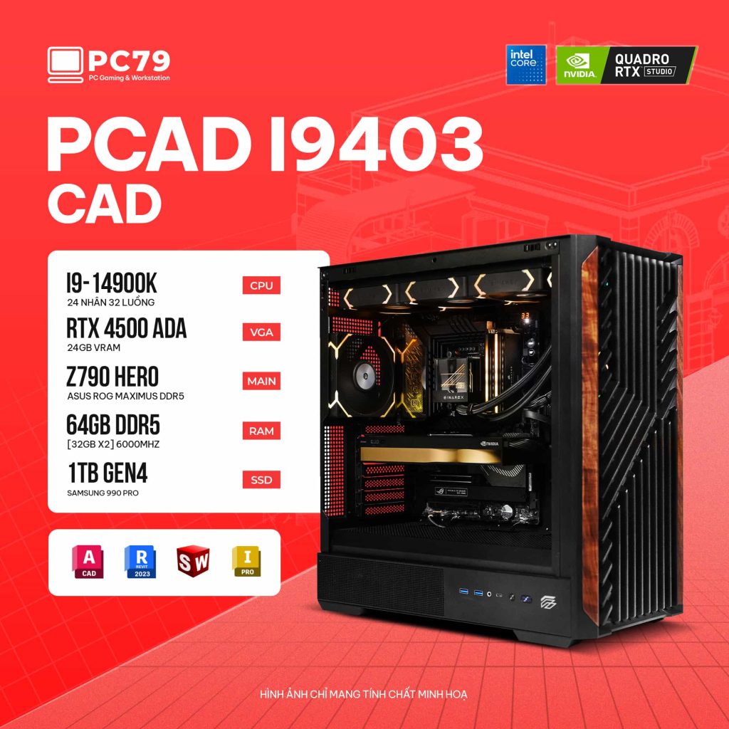 PC ĐỒ HOẠ NEW CAD PCAD I9403