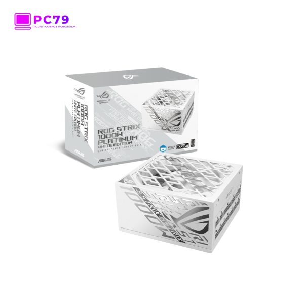 Nguồn ASUS ROG STRIX 1000W Gold Aura White Edition Gaming