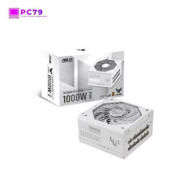 Nguồn Asus TUF Gaming 1000W White - Gold ( ATX 3.0 - Pcie 5.0 - Full Modular)