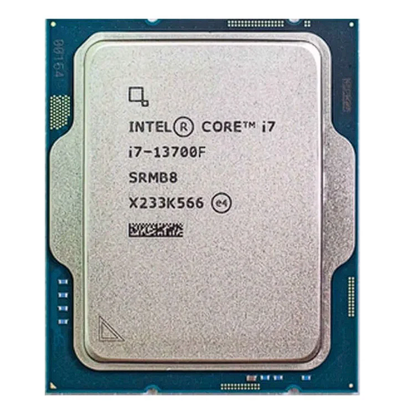 CPU Intel Core I7 13700F 16 nhân (8P + 8E) / 24 luồng, xung boost tối đa 5.2GHz