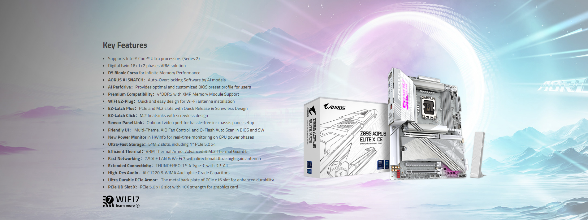 Mainboard GIGABYTE Z890 AORUS ELITE X ICE