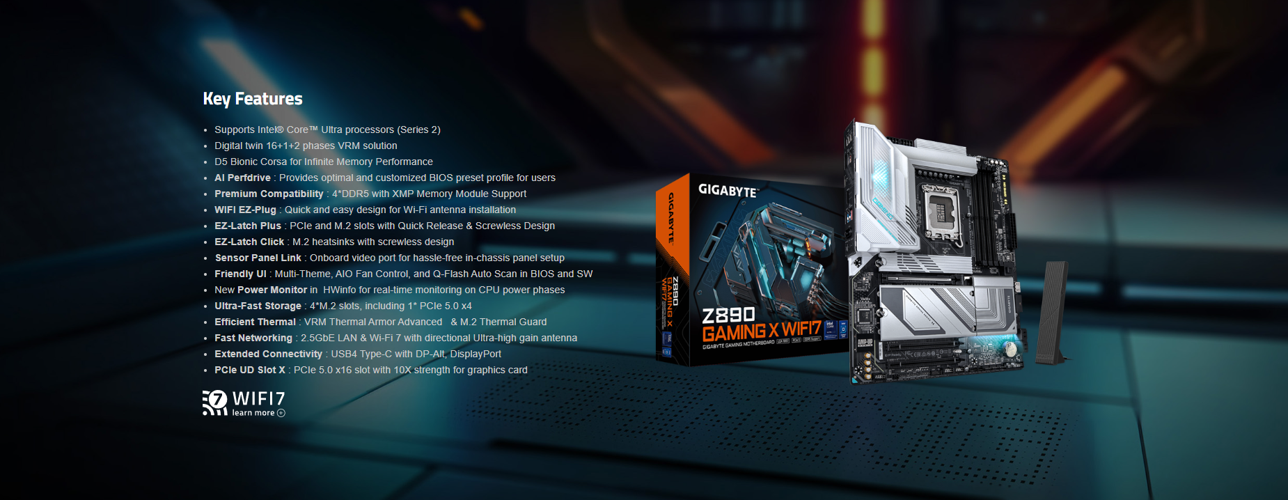 Mainboard GIGABYTE Z890 GAMING X WIFI7