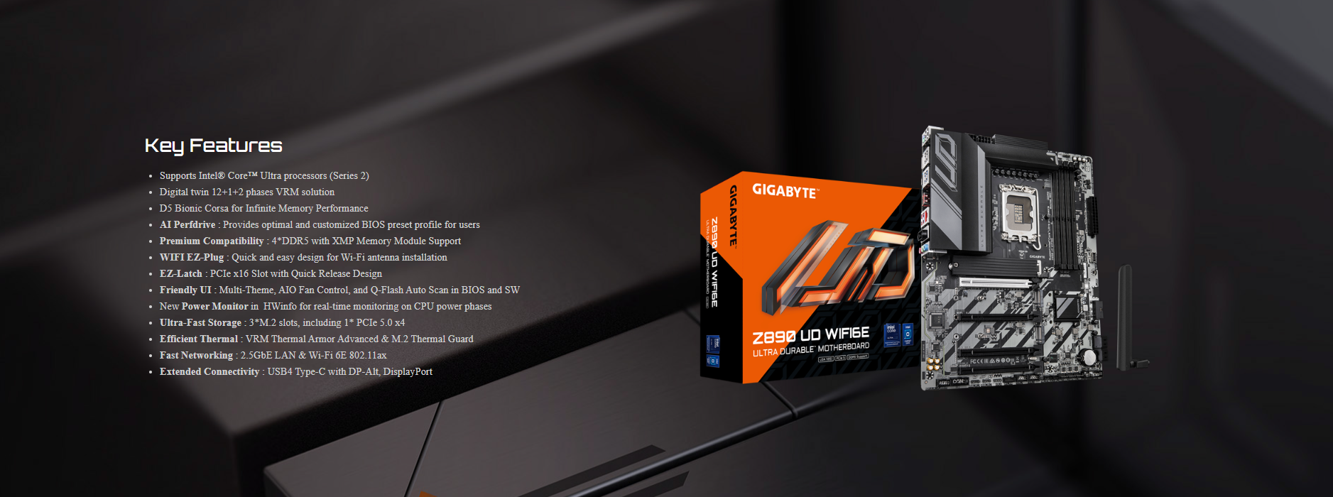 Mainboard GIGABYTE Z890 UD WIFI 6E