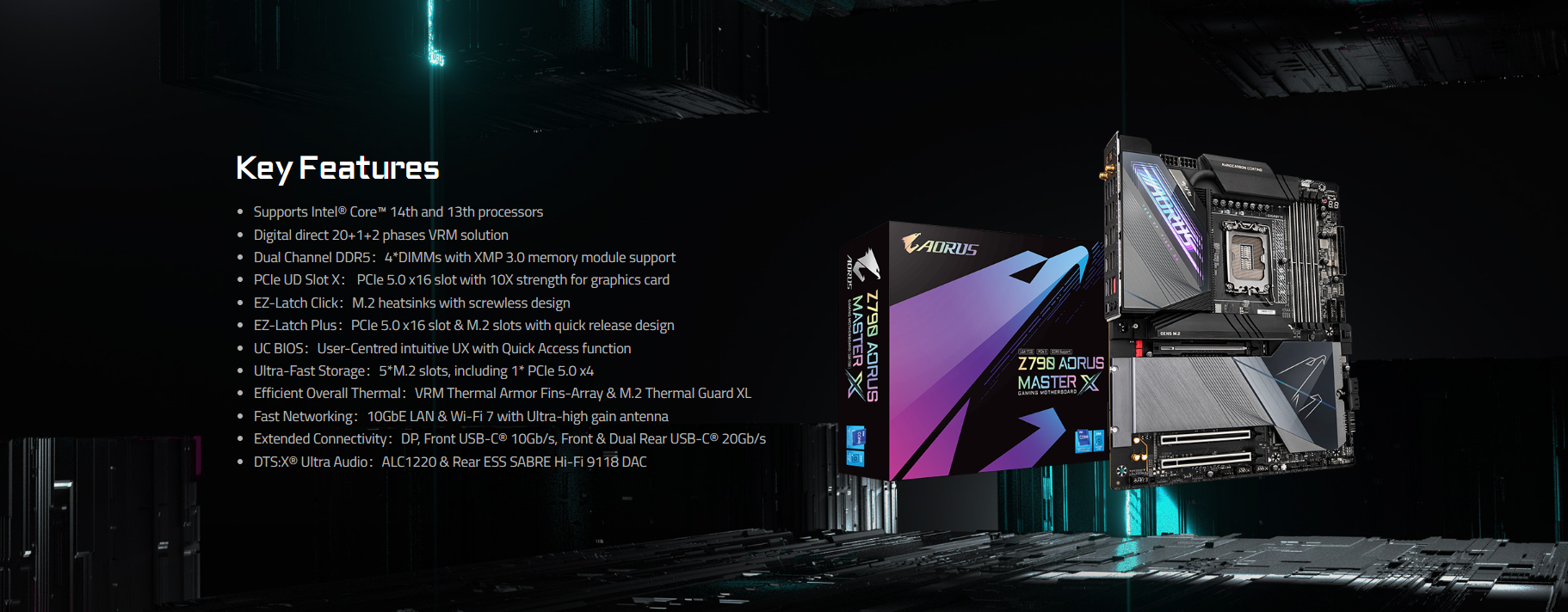 Mainboard GIGABYTE Z790 AORUS MASTER X DDR5