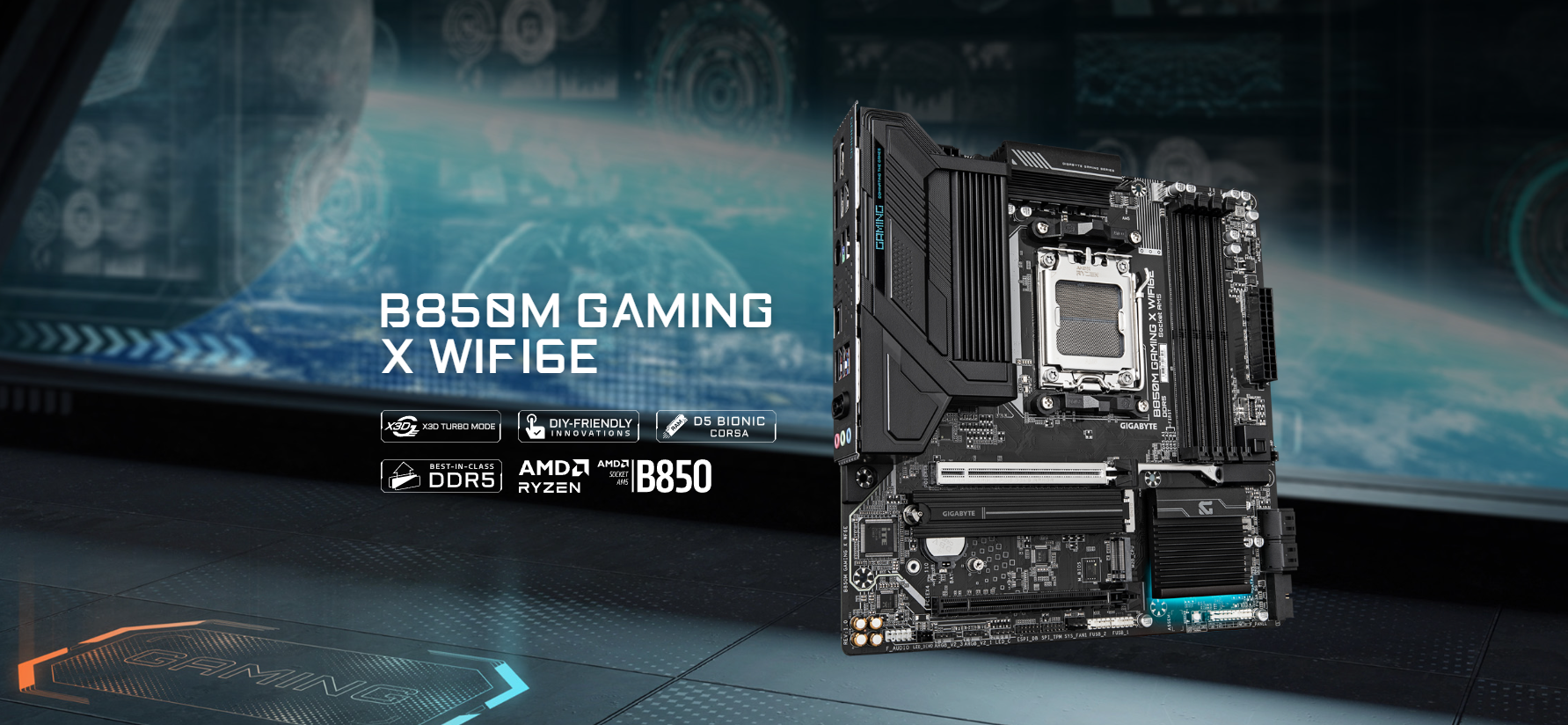GIGABYTE B850M GAMING X WIFI6