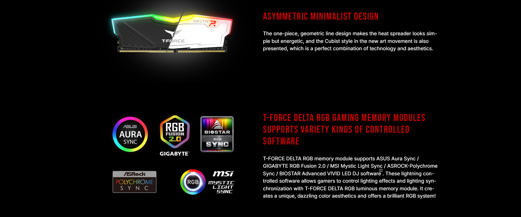 RAM TeamGroup DELTA RGB White 16GB DDR4 3600MHz (1x16GB)