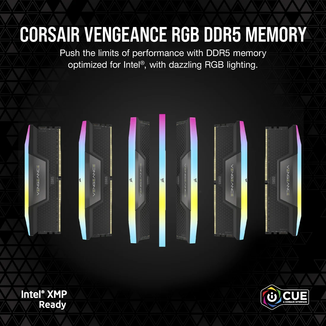 RAM Corsair Vengeance RGB Black 96GB DDR5 6000MHz