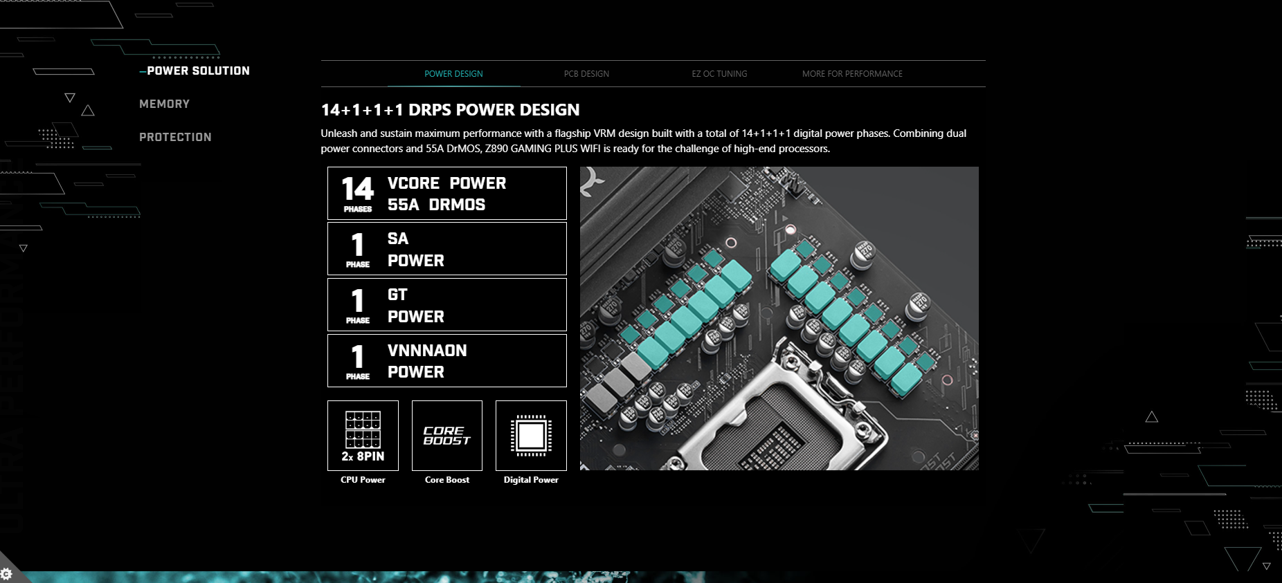 Mainboard MSI Z890 GAMING PLUS WIFI DDR5 h3