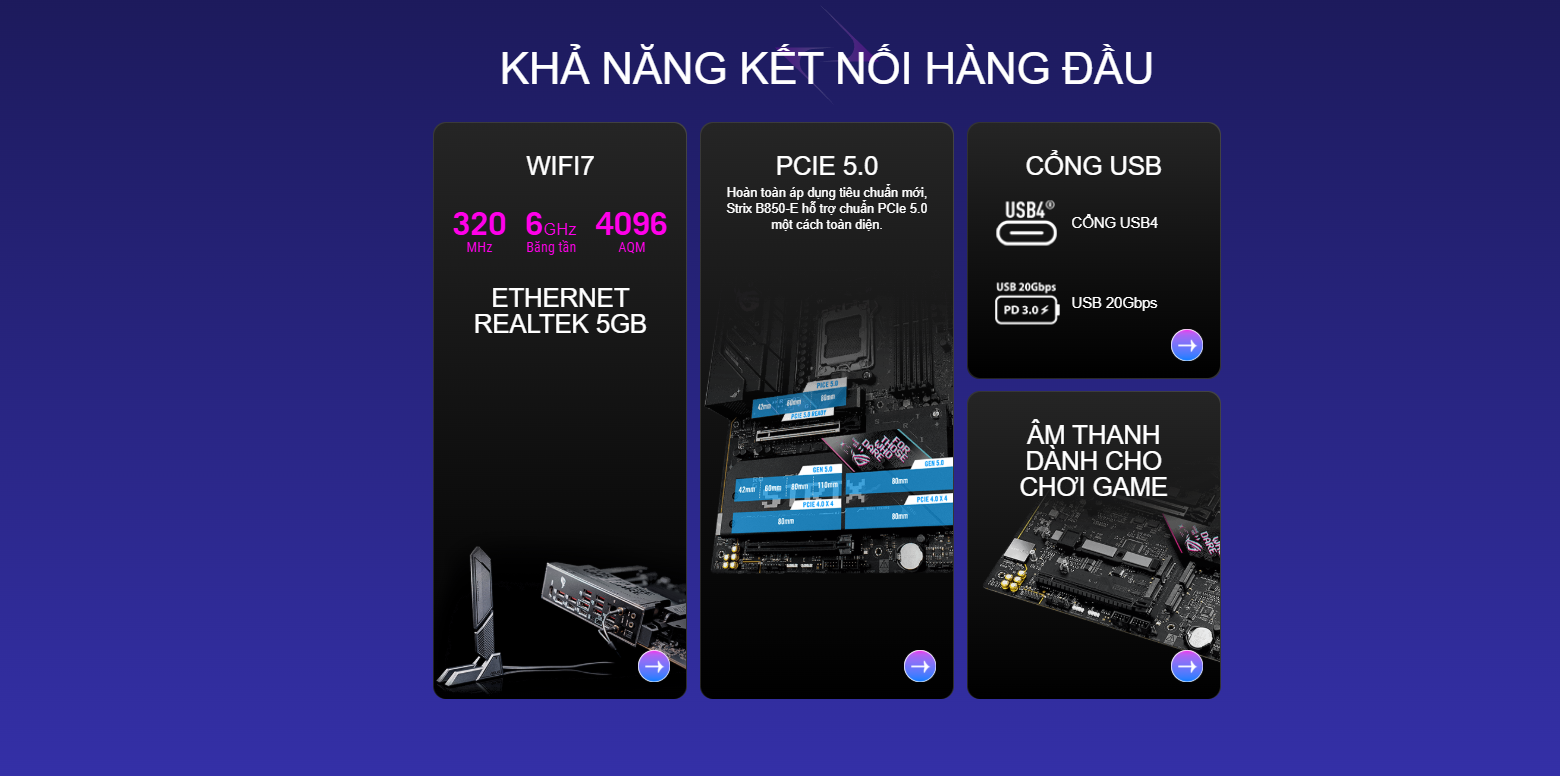 Mainboard ASUS ROG STRIX B850-E GAMING WIFI h3