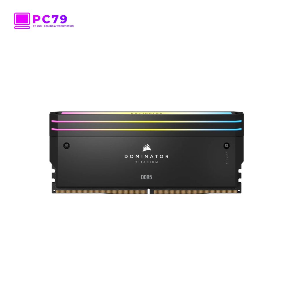 RAM Corsair Dominator Titanium RGB Black 64GB (2x32GB) DDR5 6000MHz