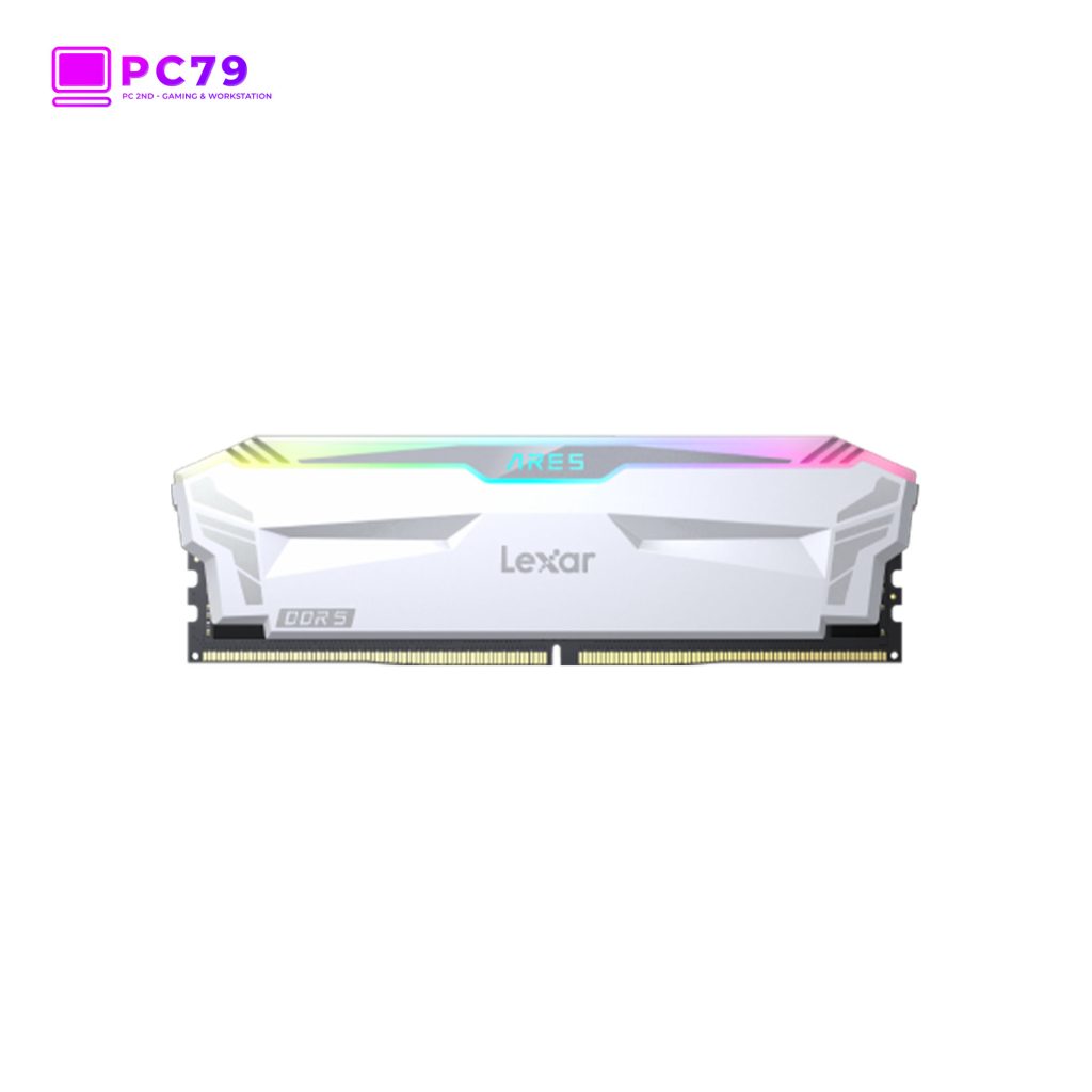 RAM Desktop LEXAR ARES RGB White 32GB (2x16GB) DDR5 6400MHz