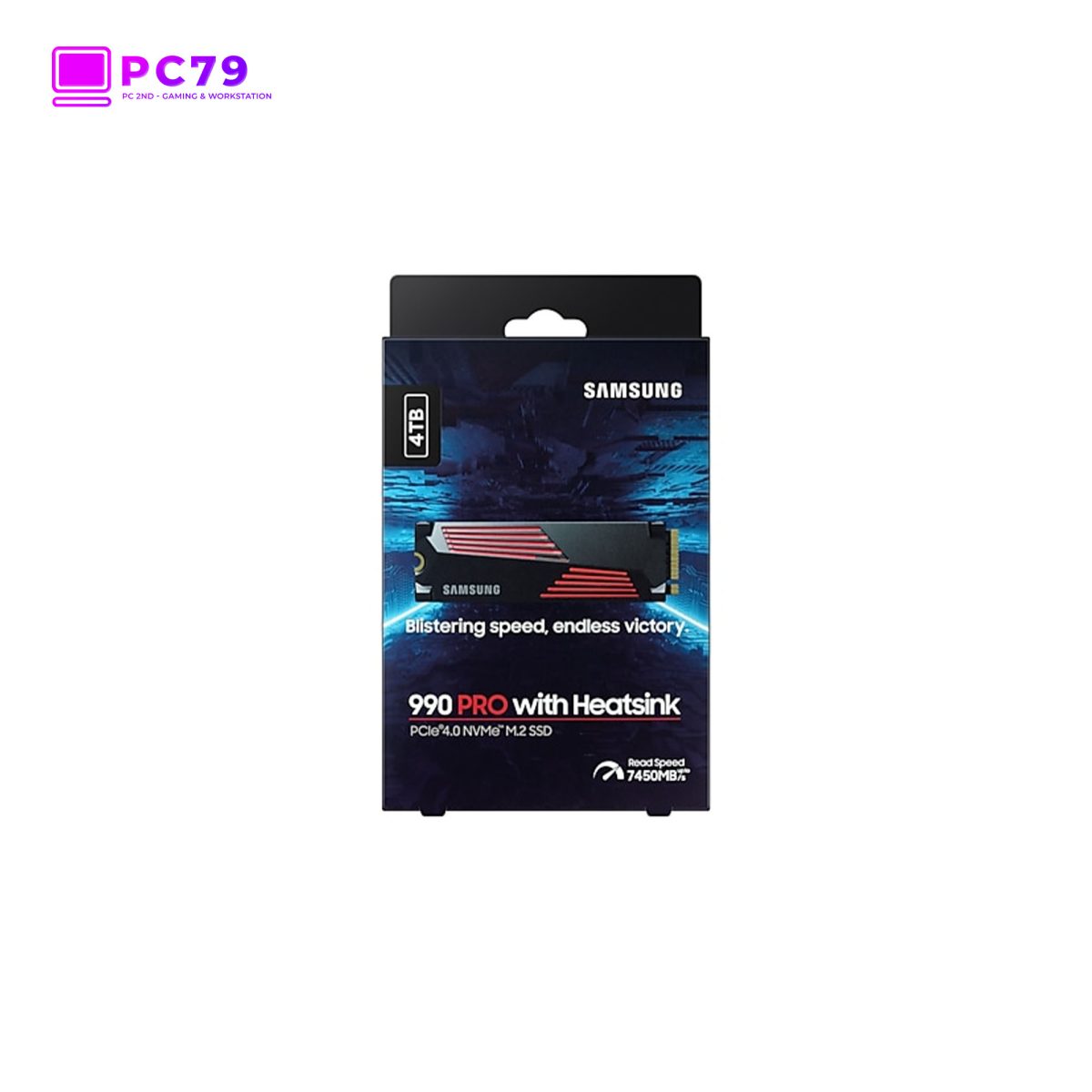 Ổ Cứng SSD Samsung 990 Pro with Heatsink 4TB NVMe M2 PCIe Gen4 x4