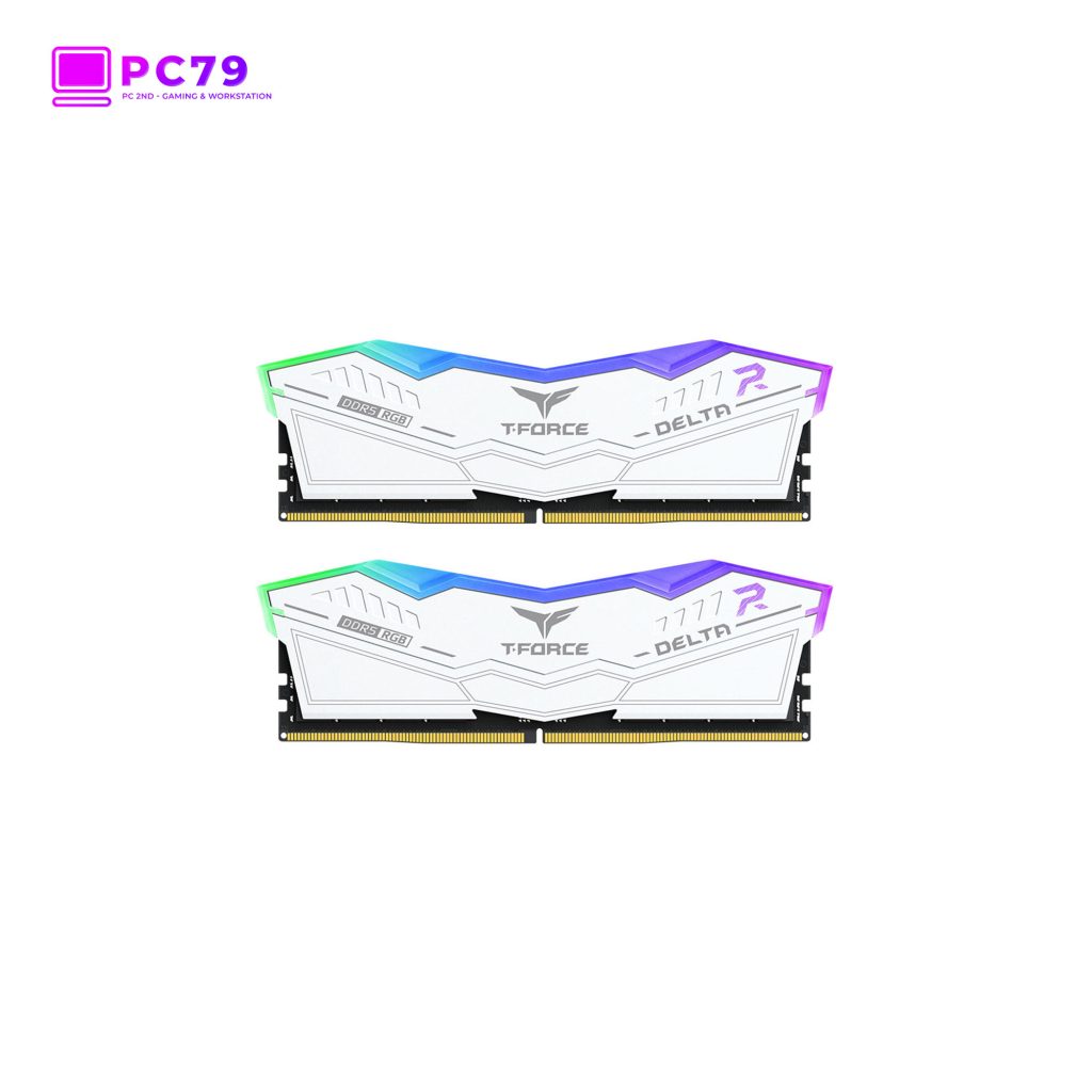 RAM TeamGroup DELTA RGB White 32GB (2x16GB) DDR5 6000MHz