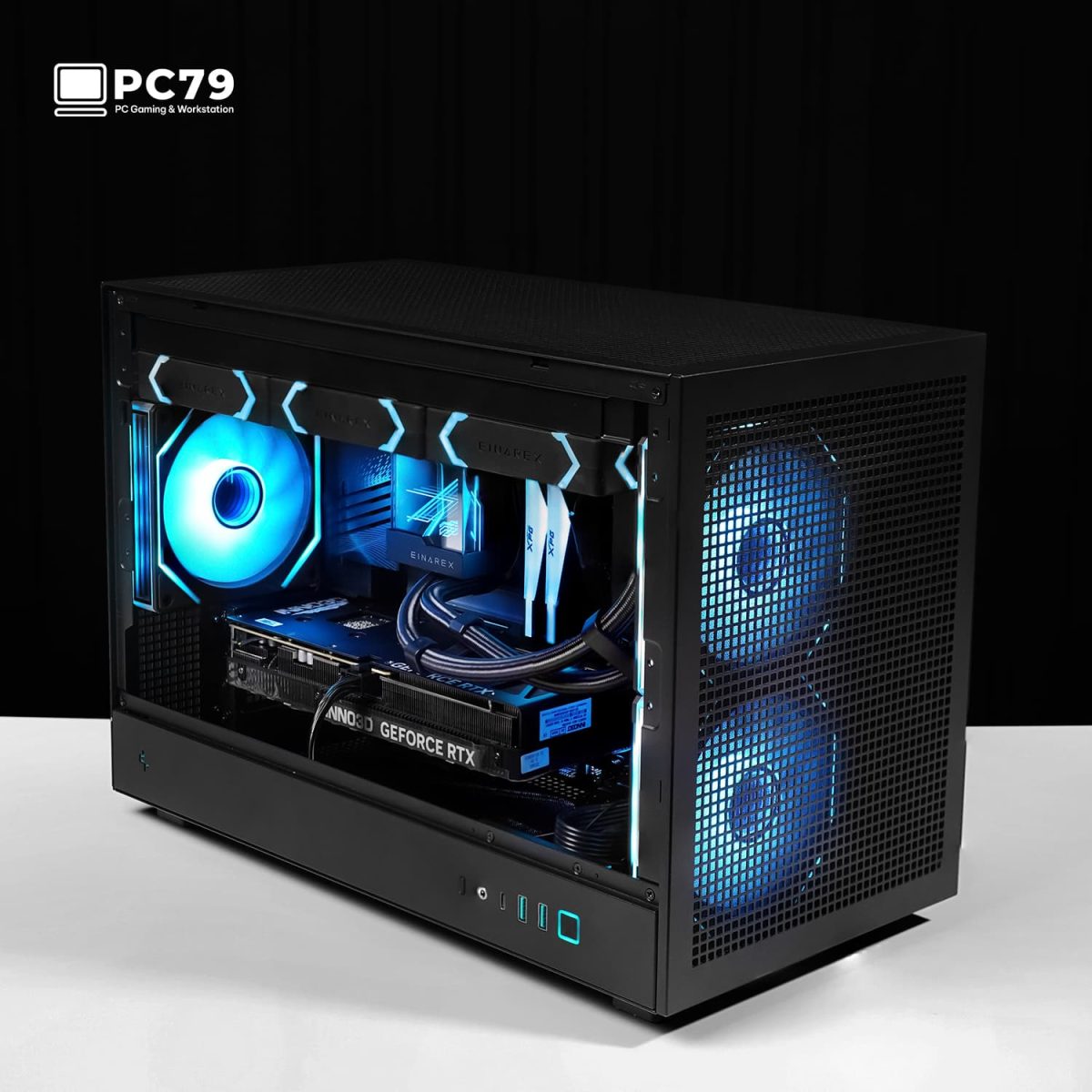 Mini PC Đồ Họa CH260 I7 14700KF 5060TI 1-1 I 2