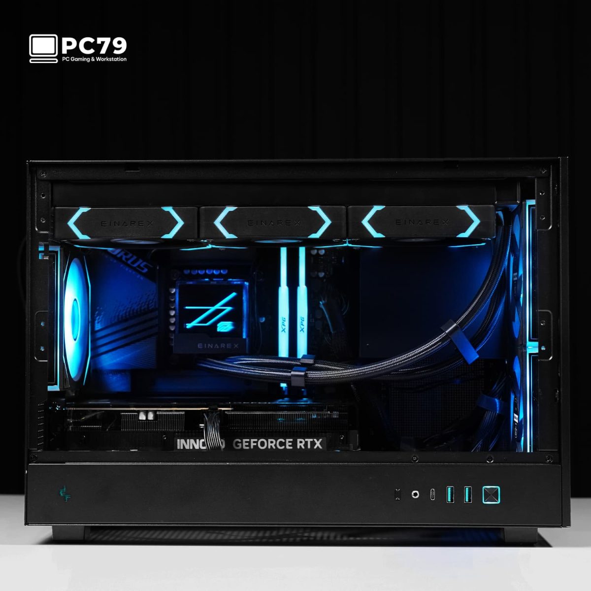 Mini PC Đồ Họa CH260 I7 14700KF 5060TI 1-1 I 4