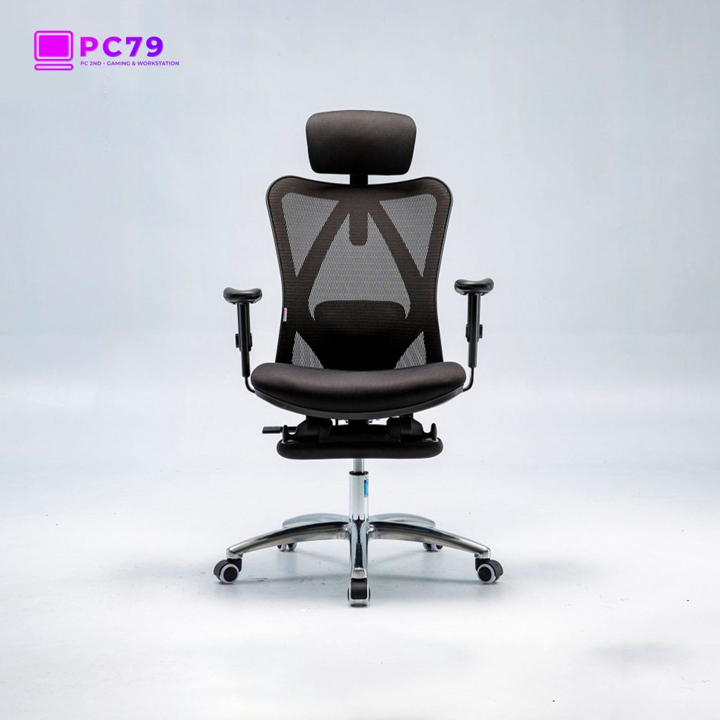 Ghế Công Thái Học Sihoo M18-028 Black (có kê chân)