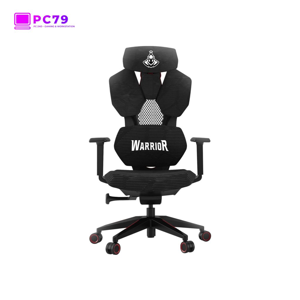 Ghế Công Thái Học Warrior Arminius WEC810 Black/Red