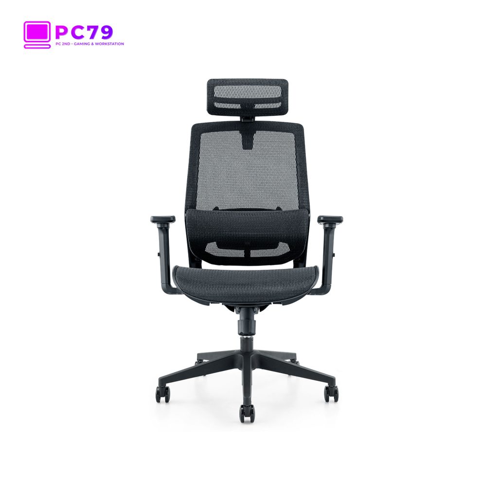 Ghế Công Thái Học Warrior Marshal WEC630 Black